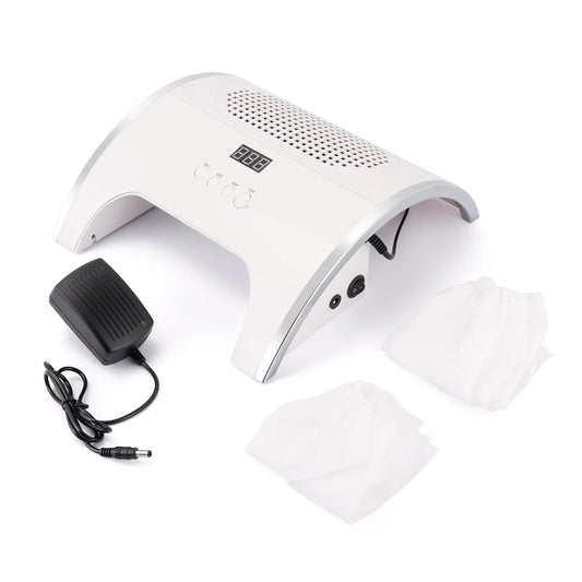 2-IN-1 Nail Dust Collector And Nail Drying Lamp