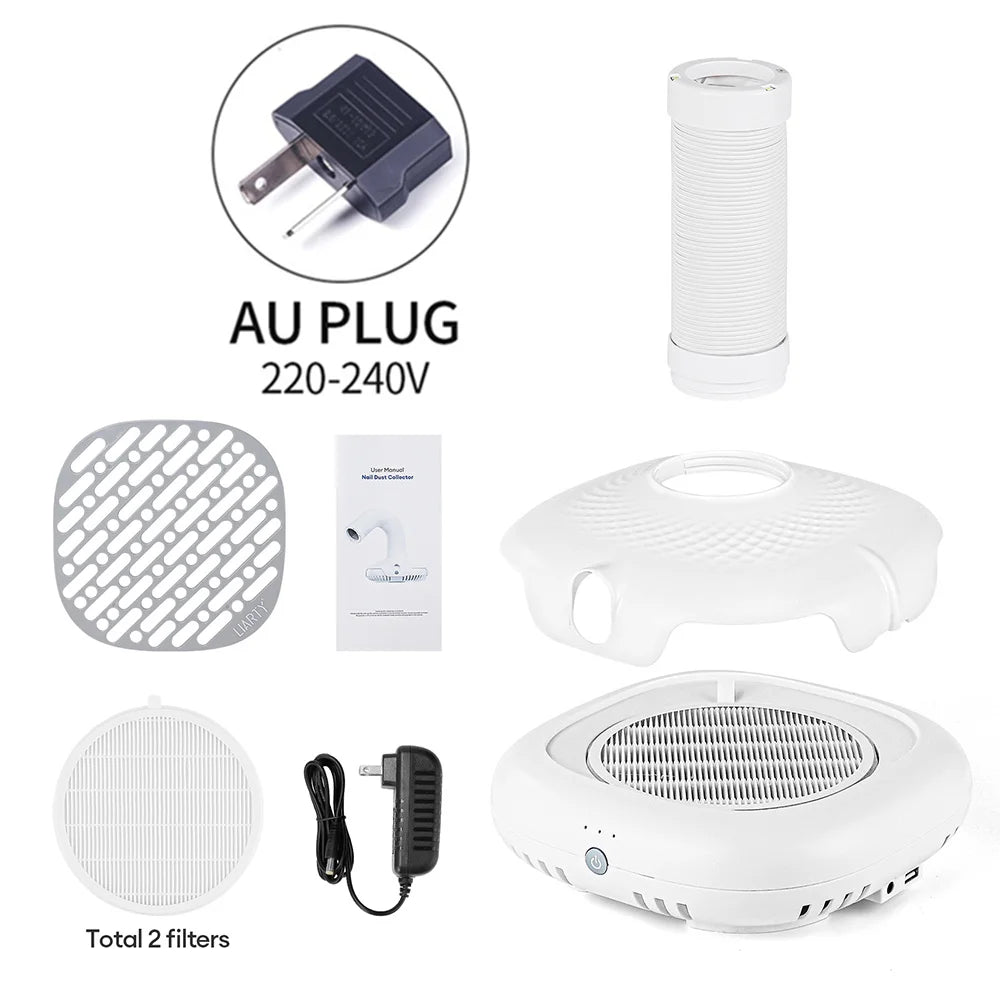 130W Super Suction Brushless Nail Dust Extractor