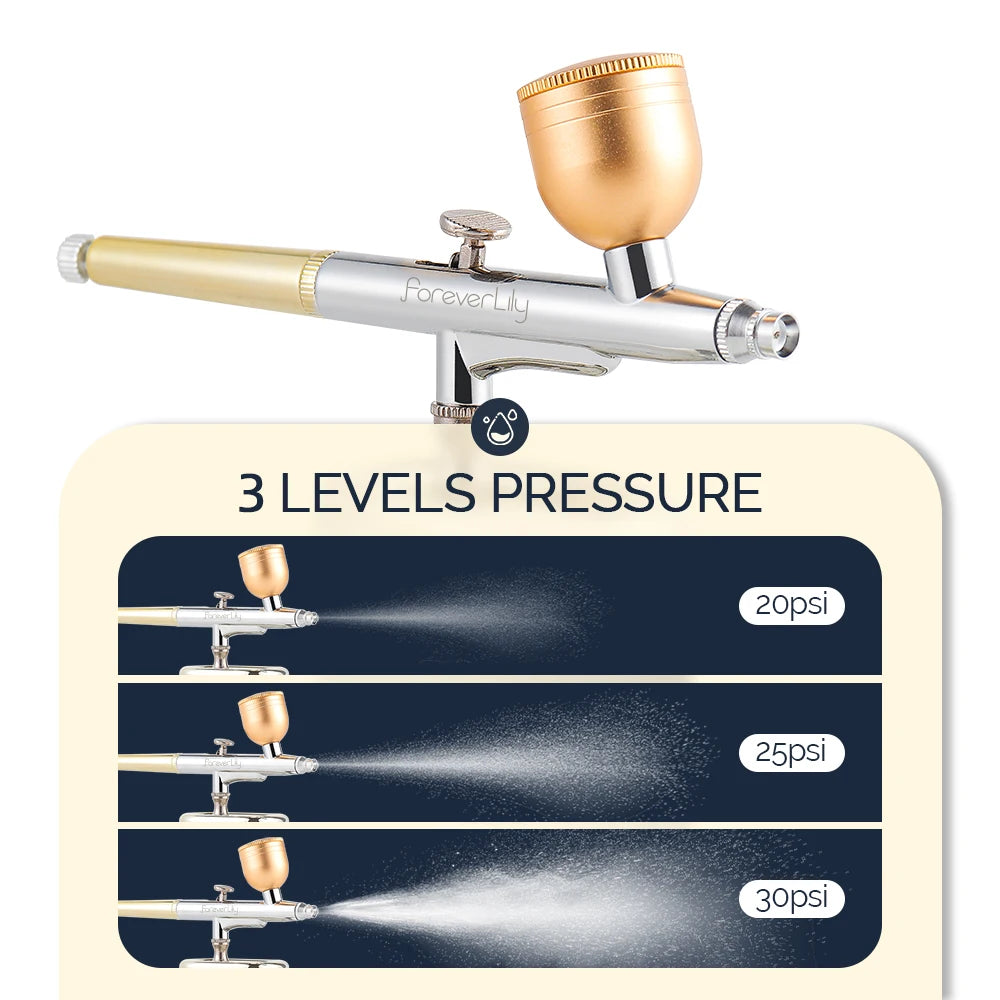 30Psi High Pressure 3 Levels Portable Airbrush For Nails
