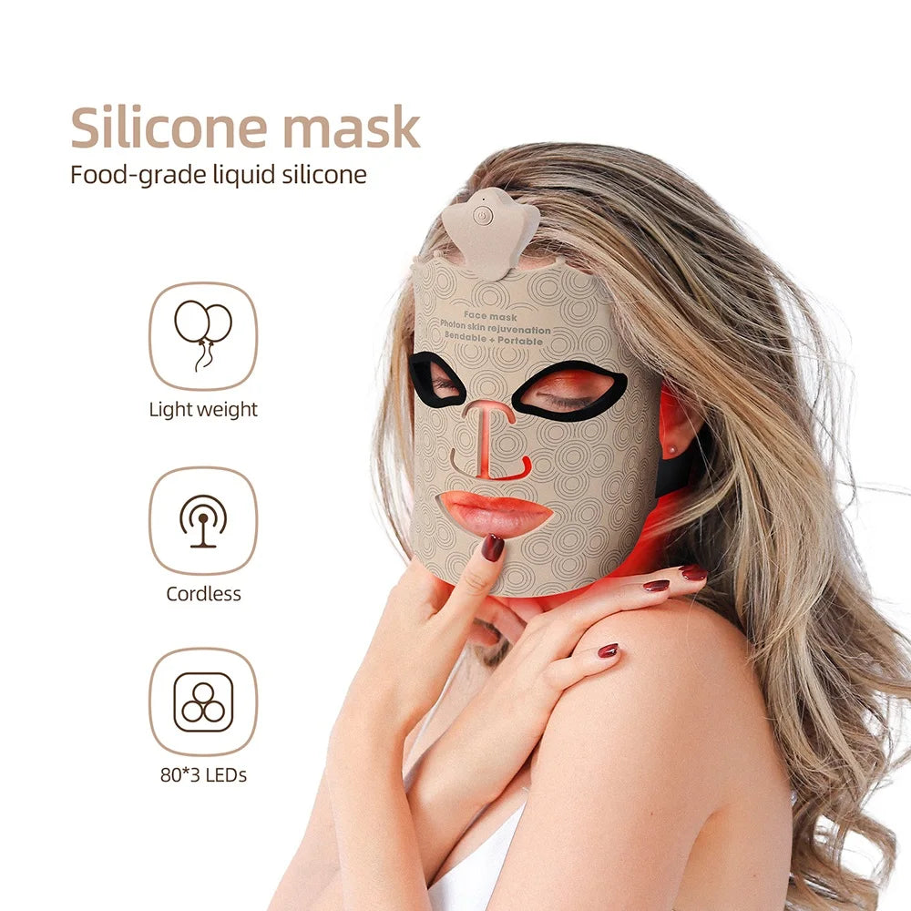 7 Colors Photon Silicone Face Mask