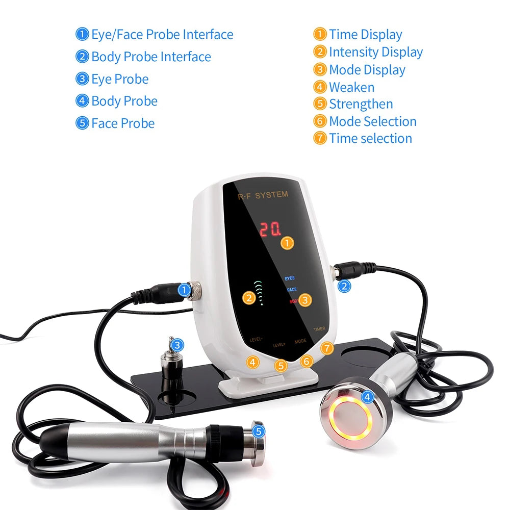5MHz Radio Frequency RF Lifting Machine Face Device