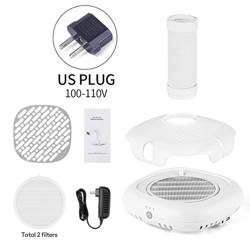 130W Super Suction Brushless Nail Dust Extractor