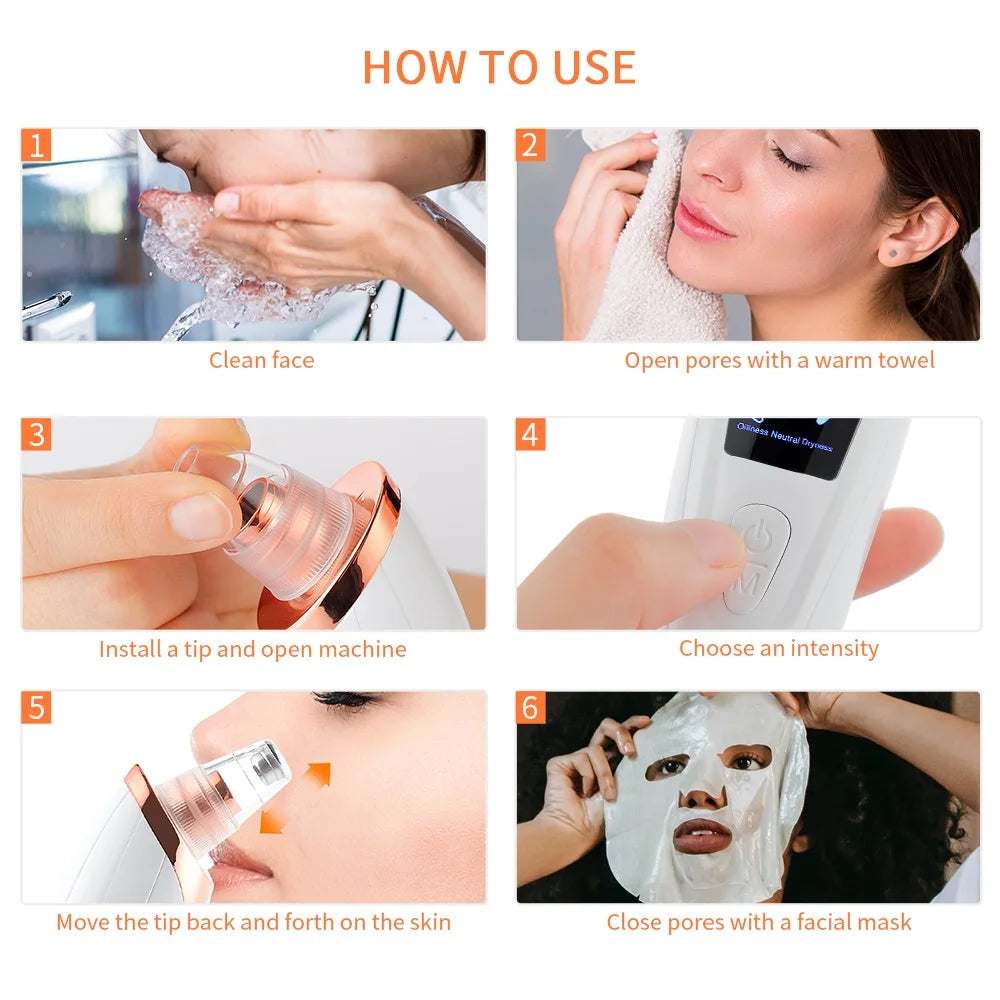Nose Blackhead Remover Face Cleansing Machine