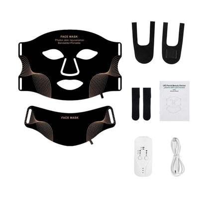 Silicone 7 Colors LED Face Mask