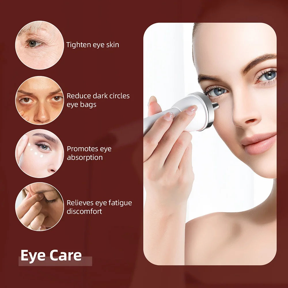 Ultrasound Skin Care High Frequency Face Eye Massager