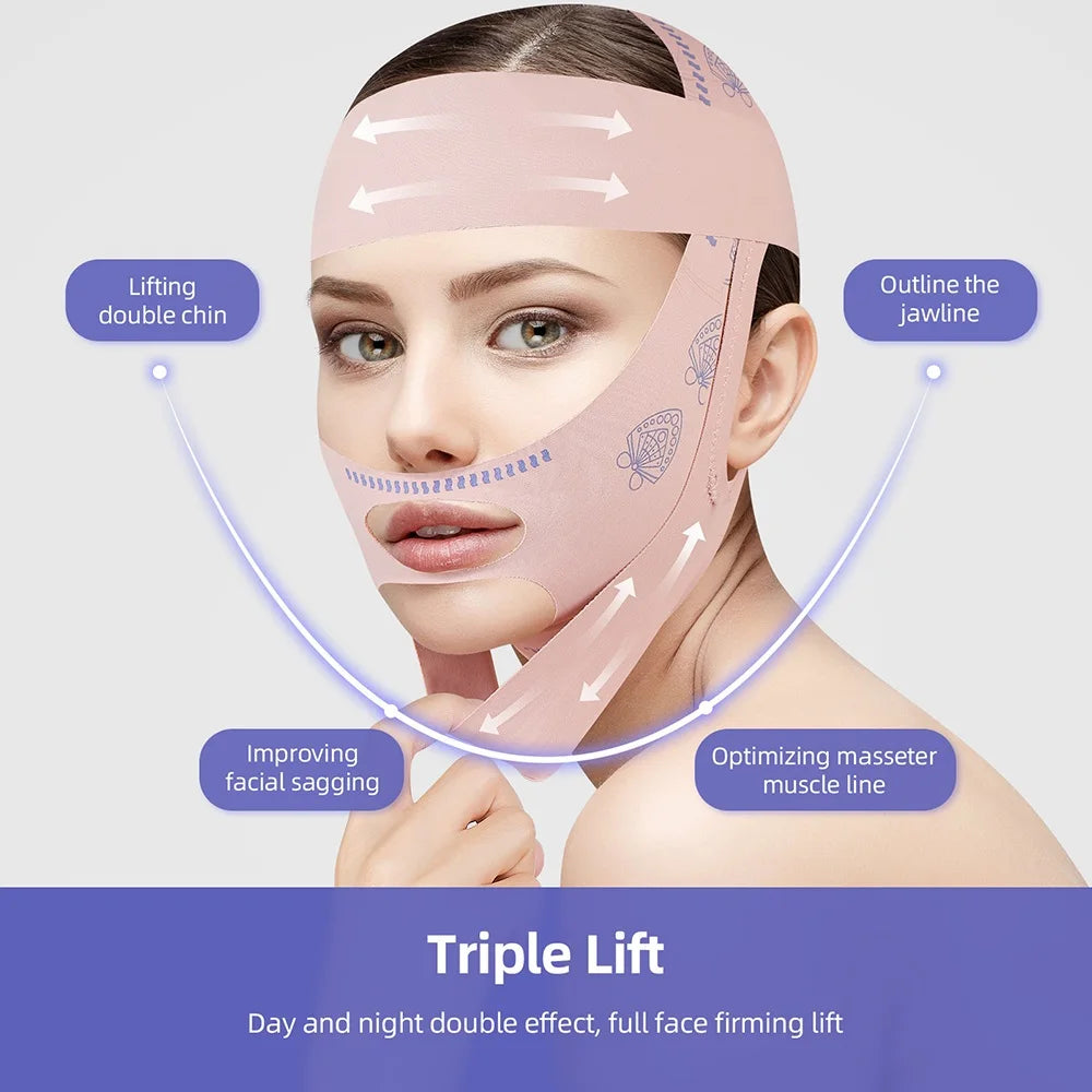 Reusable Face Slimming Bandage V Line Face Shaper