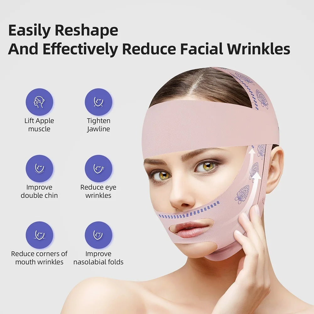 Reusable Face Slimming Bandage V Line Face Shaper