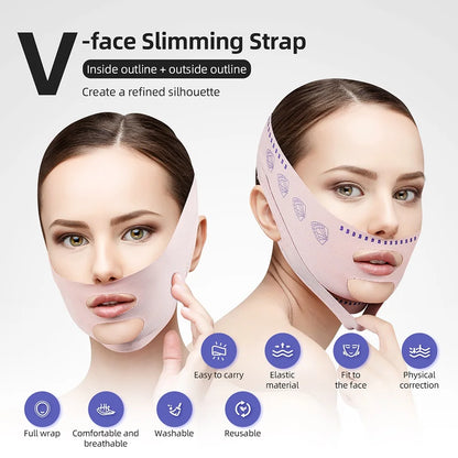 Reusable Face Slimming Bandage V Line Face Shaper