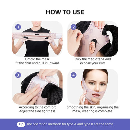 Reusable Face Slimming Bandage V Line Face Shaper