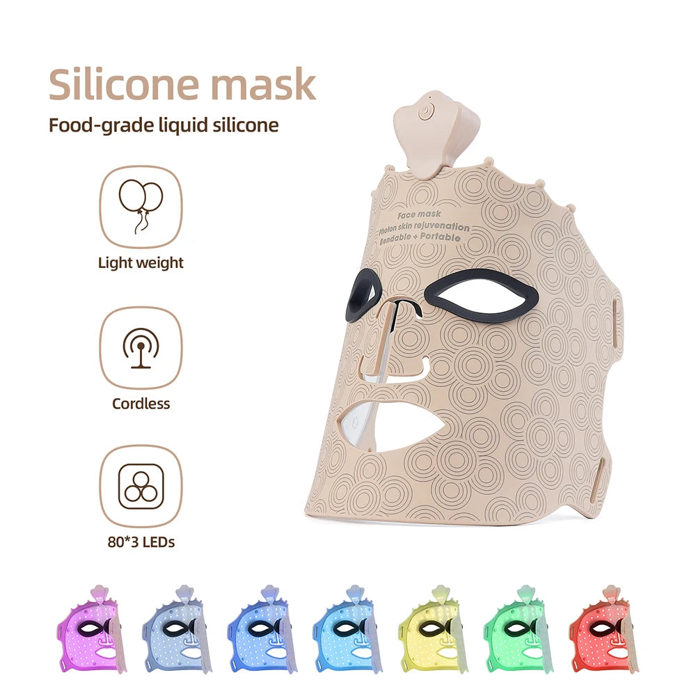 7 Colors Photon Silicone Face Mask