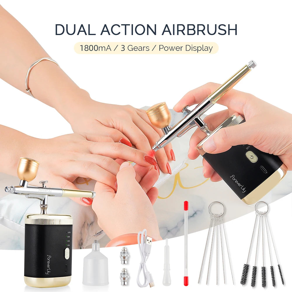 30Psi High Pressure 3 Levels Portable Airbrush For Nails