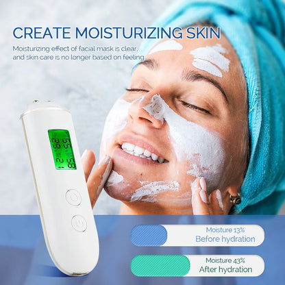 Skin Tester Face Skin Moisture & Oil Content Skin Analyzer