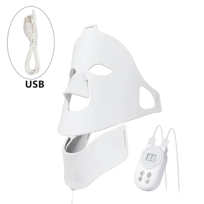 Face Neck Silicone LED Mask