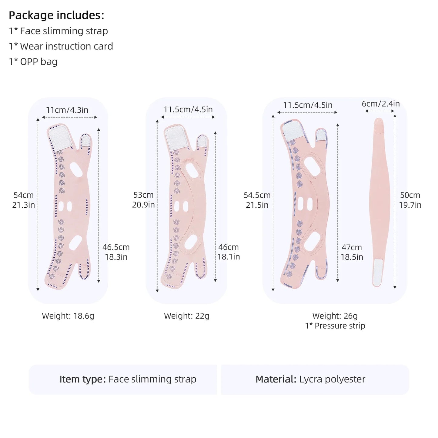 Reusable Face Slimming Bandage V Line Face Shaper