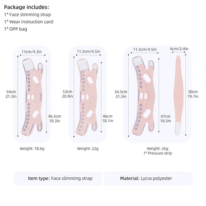 Reusable Face Slimming Bandage V Line Face Shaper