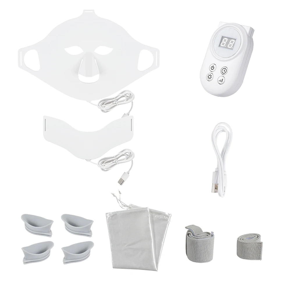 Foreverlily Face Neck Silicone LED Mask