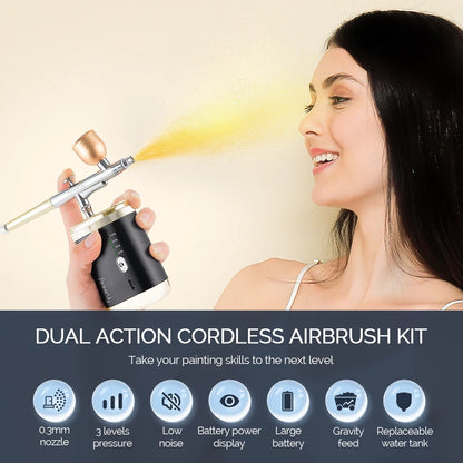 30Psi High Pressure 3 Levels Portable Airbrush For Nails