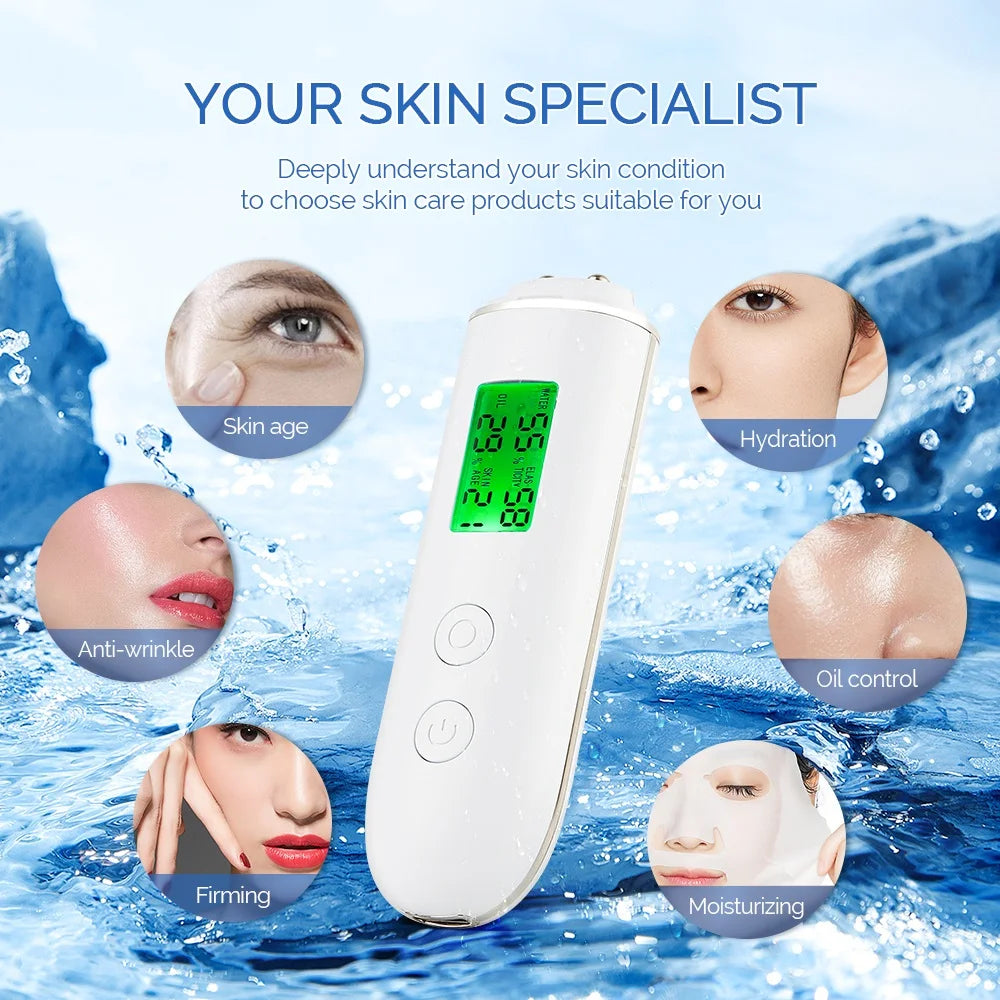 Skin Tester Face Skin Moisture & Oil Content Skin Analyzer