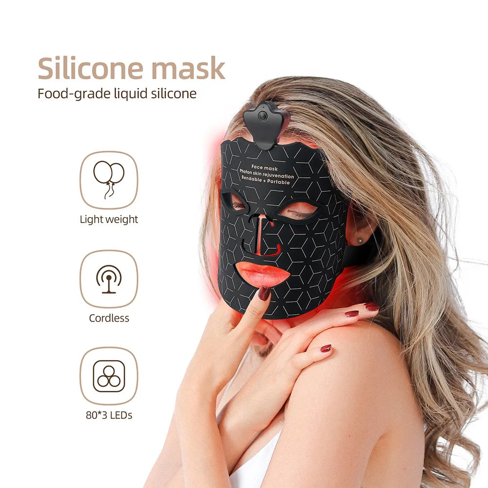 7 Colors Photon Silicone Face Mask